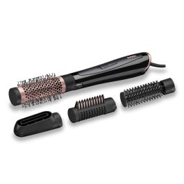 Babyliss Perfect finish - Cepillo de aire iónico 1000W, 2 temperaturas, botón de aire frío, neutraliza electricidad estática, cepillo térmico de 38mm y puas suaves de 20mm