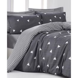 Juego de Cama ASI8683342642484 - 1 Funda Nórdica 220x240 cm + 2 Fundas Almohada 60x60 cm - Algodón/Poliéster Gris