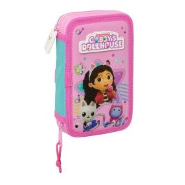 Plumier Escolar Safta Doble Pequeño 28 Piezas Gabby S Dollhouse Party 195x125x40 mm Plumier Escolar Safta Doble Pequeño 28 Piezas Gabby S Dollhouse Party 195x125x40 mm