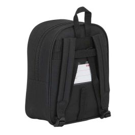Mochila Escolar Atlético Madrid Negro
