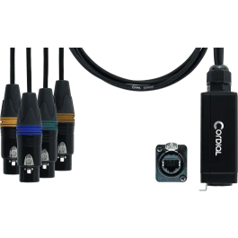 Cordial Adaptador DMX-RJ45 etherCON QUAD 4 XLR Hembra 5 Puntos 70cm Precio: 131.50000006. SKU: B1JB7CFBWA