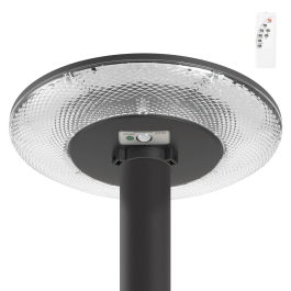 Farola LED Solar 100W Sensor Movimiento y Crepuscular Blanco Frío