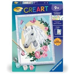 Kit de pintura por números CreArt Kids "Unicornio florido" (18 x 24 cm), a partir de 9 años, 25834, Ravensburger Precio: 25.5899996. SKU: B1B7QM4MTF