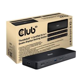 Club 3D Thunderbolt4 16-in-1 Dockingstation CSV-1583, 4 Pantallas, Negro Precio: 326.50000031. SKU: B1CKTECAGZ