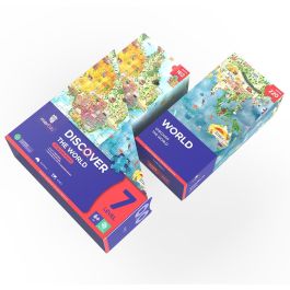 Mieredu ME647 Puzle Descubrimos El Mundo 382 Piezas +6 Años