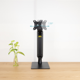 Tooq Soporte de Sobremesa DB1741TN-B para Monitor/Pantalla 17-32 Pulgadas, Giratorio, Inclinable, Negro, hasta 8kg