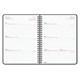 Finocam Agenda Anual Alma Espiral E10-155x212 mm Svh Negro 2025