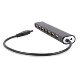 Hub USB GEMBIRD UHB-U2P7-04 Negro Hub USB GEMBIRD UHB-U2P7-04 Negro