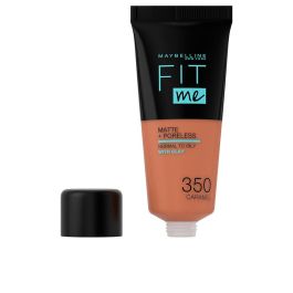 Maybelline FIT ME! MATTE+PORELESS Foundation #350-Caramel 30ml Piel Mixta-Grasa
