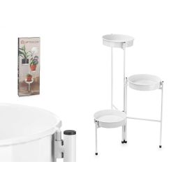 Estante Planta Tres Alturas Blanco Giftdecor 46X62CM (4 Unidades) Precio: 53.49999996. SKU: B1KKCDWX4T