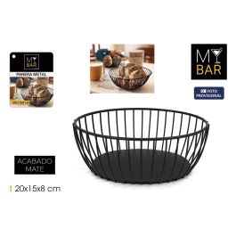 Panera oval de metal My Bar 20 x 15 x 8 cm (12 Unidades) Precio: 31.50000018. SKU: B1B4M7K3ZZ