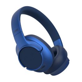 Fresh'N Rebel Auriculares Clam Core Inalámbricos Supraaurales Plegables Micrófono Cancelación Ruido 45h Autonomía Azul