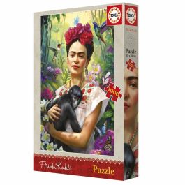 Educa EDU1747759271435 Puzzle El Jardín de la Vida 1000 Piezas Frida Kahlo 34 x 48 cm