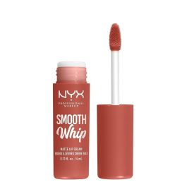 NYX PROFESSIONAL MAKE UP a64739 Smooth Whipe Labial Líquido Mate #Pushin' Cushion 4 ml - Ultra Pigmentado y Nutritivo