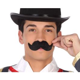 Bigote Ancho Carnaval Negro Hombre Adulto