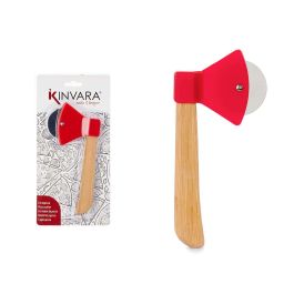 Corta Pizza de Bambú y Acero Inoxidable Kinvara 14x29 cm (36 Unidades) Precio: 54.58999942. SKU: S3602541
