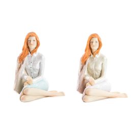 DKD Home Decor Figura Decorativa Romántica de Resina 18x19.5x15 cm (2 Unidades) Precio: 32.03112. SKU: S3012048