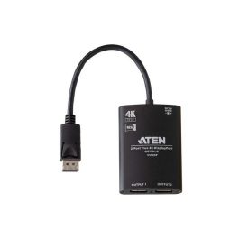 Aten VS92DP Hub MST DisplayPort 2 Puertos True 4K para conectar hasta 2 pantallas Windows