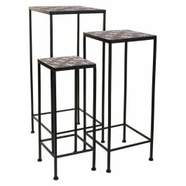 Soporte para Maceta Alexandra House Living Negro Hierro 30 x 68 x 30 cm