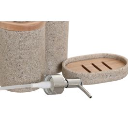 Baño Basicos DKD Home Decor Gris Natural 7.5 x 17 x 7.5 cm Set de 3 (2 Unidades) Baño Basicos DKD Home Decor Gris Natural 7.5 x 17 x 7.5 cm Set de 3 (2 Unidades)