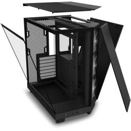 NZXT H6 Air Flow Midi Tower Negro - CC-H61FB-R1 - Ventiladores 3x120mm, Compatibilidad ATX/microATX/Mini-ITX, Vidrio Templado