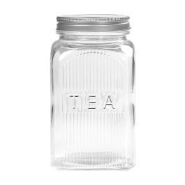 Inde Tarro Vidrio T/Metal 1300 ml 10x10x18 cm 3-Surt La Mediterrane