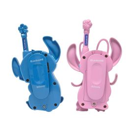 Lexibook Walkie Talkies Stitch y Angel 3D TW18D1 para Niños, Alcance 500 Metros, +3 Años