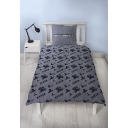 Mario Bros AAARQ16164 - Juego de Cama Mario vs Bowser de Microfibra - 1 Funda Nórdica 140x200 cm + 1 Funda Almohada 63x63 cm