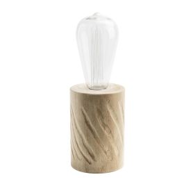 Decoracion Luminosa Boho DKD Home Decor Natural 8 x 23 x 8 cm (4 Unidades)