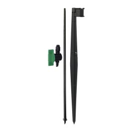 Blue Bird-Altadex Kit Varijet 90° con Soporte y Varilla para Parterres y Rocalla, Caudal Regulable 0-63 L/H, Alcance 1.2-2.4m