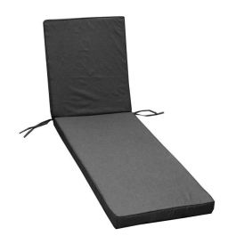 Cojín de tumbona JARDÍN PRIVADO MONTE CARLO - 185 x 55 x 6 cm - Gris pizarra