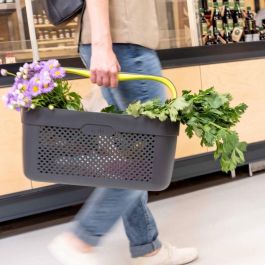 Rati Cesta de Coche V01344 - La única cesta de la compra diseñada para su uso en el coche, segura y ergonómica.