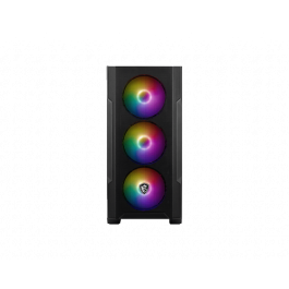 MSI MAG FORGE M100R carcasa de ordenador Midi Tower Negro, Transparente MSI MAG FORGE M100R carcasa de ordenador Midi Tower Negro, Transparente