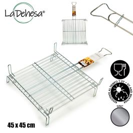 Parrilla Doble Zincada 45 X 45 Cm La Dehesa (5 Unidades) Parrilla Doble Zincada 45 X 45 Cm La Dehesa (5 Unidades)