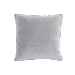 DKD Home Decor Cojín Urban Gris Claro 45x45 cm Poliéster Pack 2 Unidades con Cremallera