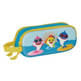 Portatodo Doble Baby Shark 3D Azul 21 x 8 x 6 cm Portatodo Doble Baby Shark 3D Azul 21 x 8 x 6 cm