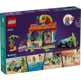 LEGO 42625 Friends Puesto de Batidos de la Playa, Juego de Construcción de Plástico con 213 Piezas