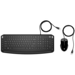 HP Teclado y Ratón Pavilion 200 con Cable USB 2.0, Reposamuñecas Integrado, Teclas Multimedia, Negro Precio: 21.99000034. SKU: B18QGAM2FA