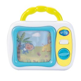 Tachan Mi Primera Television Portatil PL3811 - Juguete para Bebés +6 Meses, Interactiva y Educativa con Sonidos y Luces, Idiomas Español, Inglés, Francés y Alemán