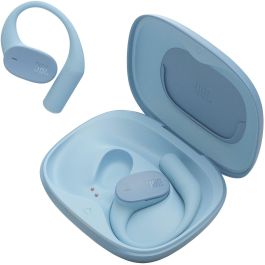 JBL Sense Lite Auriculares Inalámbricos de Gancho de Oreja, IP54 Resistentes al Agua, Intraaurales, Bluetooth 5.4, Azules