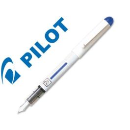 Pluma Pilot V Pen Blanco Desechable Azul Svpn-4 Wl 12 unidades