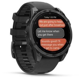 Garmin Fenix 8 47mm Reloj Inteligente GPS AMOLED 32GB Negro Hombre Mujer