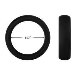 Anillo para el Pene Forto Negro L Ø 50 mm