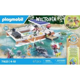 Playmobil Plataforma Análisis Arrecife Wiltopia 71623 Juego de Construcción
