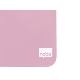 Pizarra Nobo Magnetica Para El Hogar Color Rosa 360x360 mm