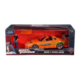 Smoby Coche de metal Toyota Supra Fast & Furious con figura de Brian O'Conner escala 1:24, recomendado para niños a partir de 8 años Smoby Coche de metal Toyota Supra Fast & Furious con figura de Brian O'Conner escala 1:24, recomendado para niños a partir de 8 años