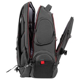 GENESIS Pallad 550 Mochila para Gaming 43,9 cm (17.3") Negro, Rojo con Compartimento para Portátil y Accesorios