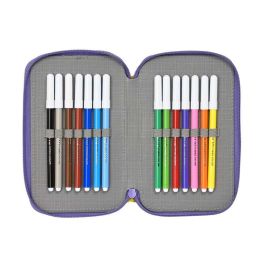 Plumier Doble SuperThings Guardians of Kazoom Amarillo Morado (28 piezas) Plumier Doble SuperThings Guardians of Kazoom Amarillo Morado (28 piezas)