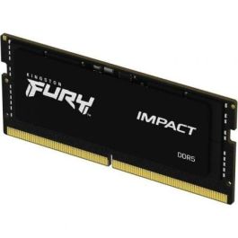 Kingston FURY KF556S40IB-16 Memoria RAM Impact 16GB DDR5 5600MHz CL40 1.1V SODIMM Kingston FURY KF556S40IB-16 Memoria RAM Impact 16GB DDR5 5600MHz CL40 1.1V SODIMM