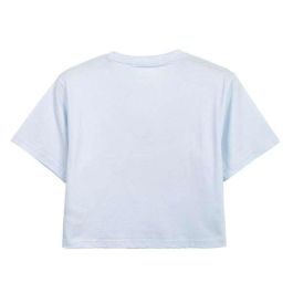 Camiseta de Manga Corta Mujer Stitch Rosa claro M